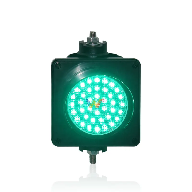 Parking Lots dc12v 24v 4 Inch Colored Lens Mini 100mm Red Yellow Green Color LED Traffic Signal Light