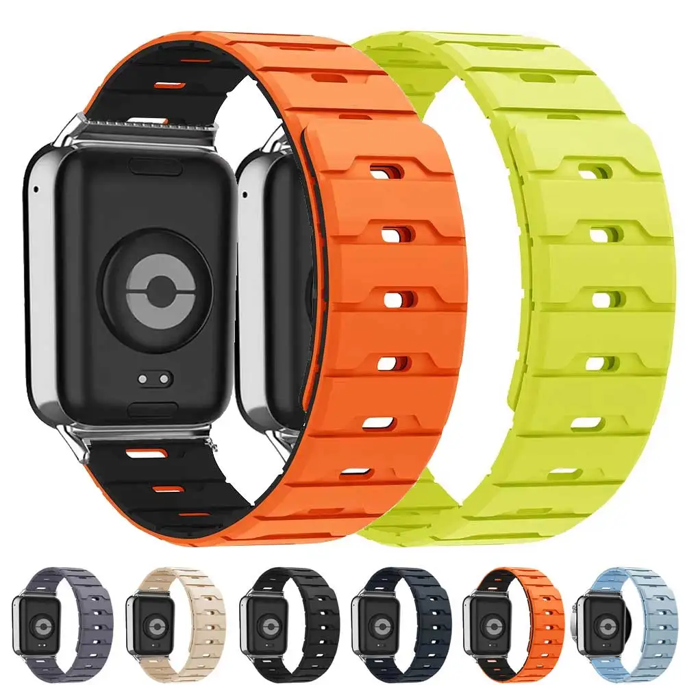 Metal Connector Redmi Watch 4 5 6 Strap Magnetic Watchband For Xiaomi Mi Band 10Pro 8Pro 9Pro Bracelet