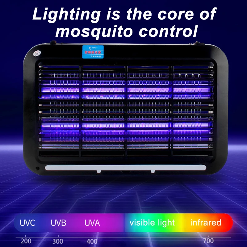 Lámpara antimosquitos de 110V/220V, potente exterminador de insectos LED, repelente de mosquitos de descarga eléctrica, atrapamoscas comercial, mata