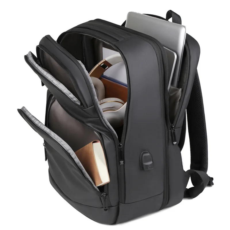 Shoulder bag with large capacity and multifunctional men's computer back