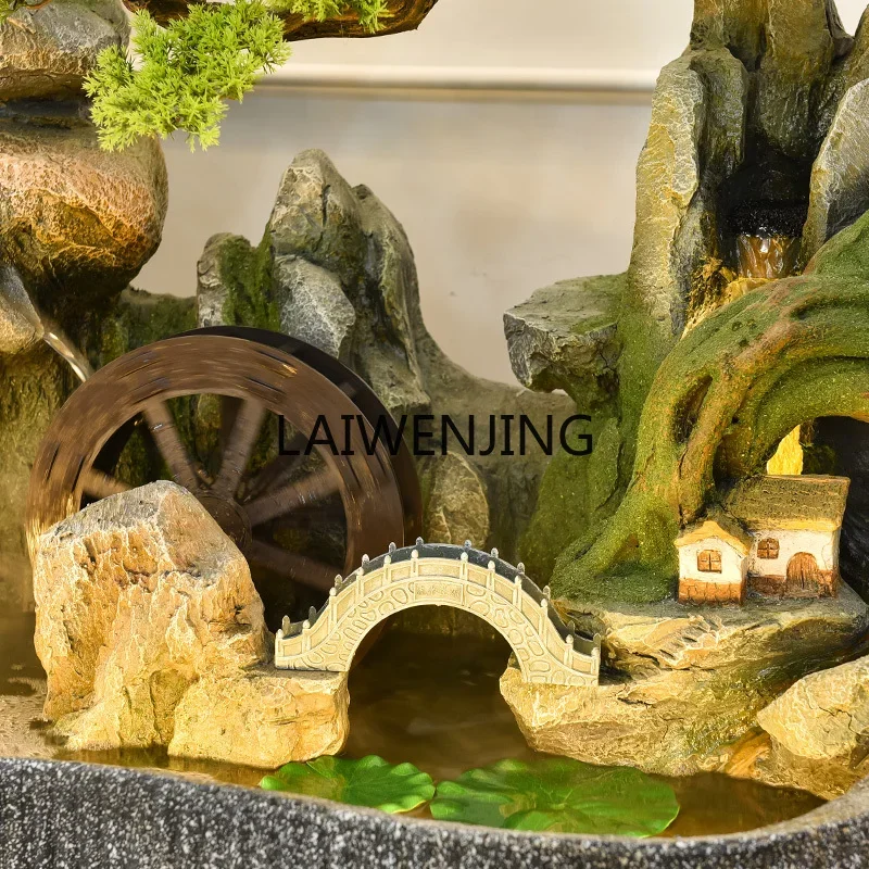 HLZ rockery, flowing water, fountain, waterfall, decorative courtyard, pool corner landscape arrangement ornament