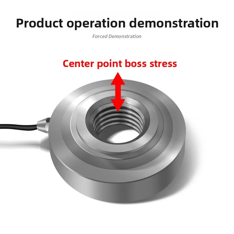 Donut Load Cell 20KG 50KG 100KG 500KG 1T 2T High Precision Sensor Factory Direct Sale