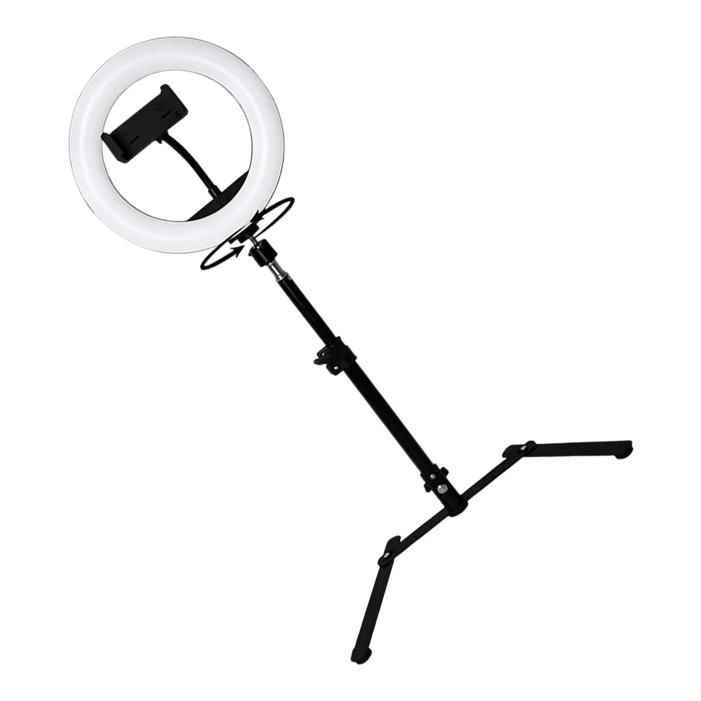 Ring Fill Light For Versatile Phone Overhead Stand With 3 Lighting Modes & Soft LED Light For Video,Selfie,Vlog,Make-up