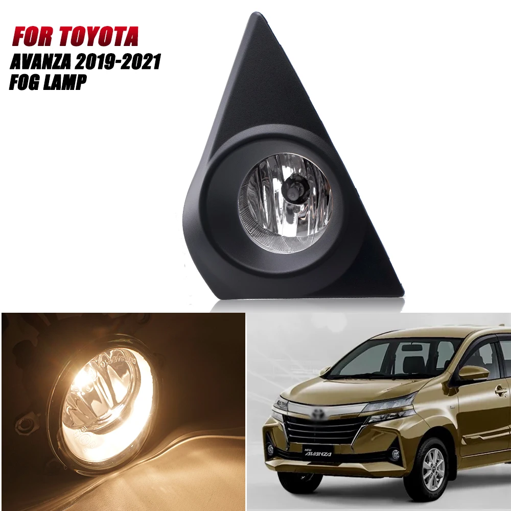 

Front Bumper Fog Lamp Upgrade Kit FOR Toyota avanza 2019 2020 2021 Version Additional Foglight Set Switch+Wiring