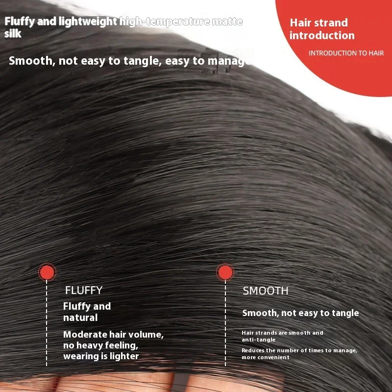 긴 생머리용 클립온 포니테일 헤어피스 고온 합성 섬유 여성용 레이지 볼륨감 있는 하이 포니테일