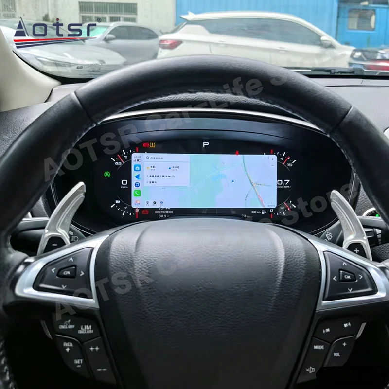 Auto Gauge For Ford Fusion Mondeo MK5 2013~2021 Digital Performance Display Dashboard LCD Speed Table Car Virtual Information