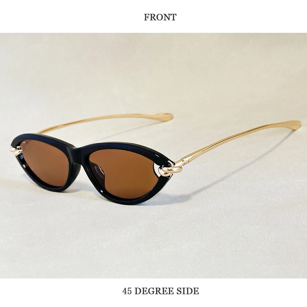 Mode Oval Sonnenbrille Frauen 2026 Luxus Vintage Neue Cat Eye Sonnenbrille Gläser Luxe Lunette Soleil Femme Lentes De Sol Mujer – Detail 25