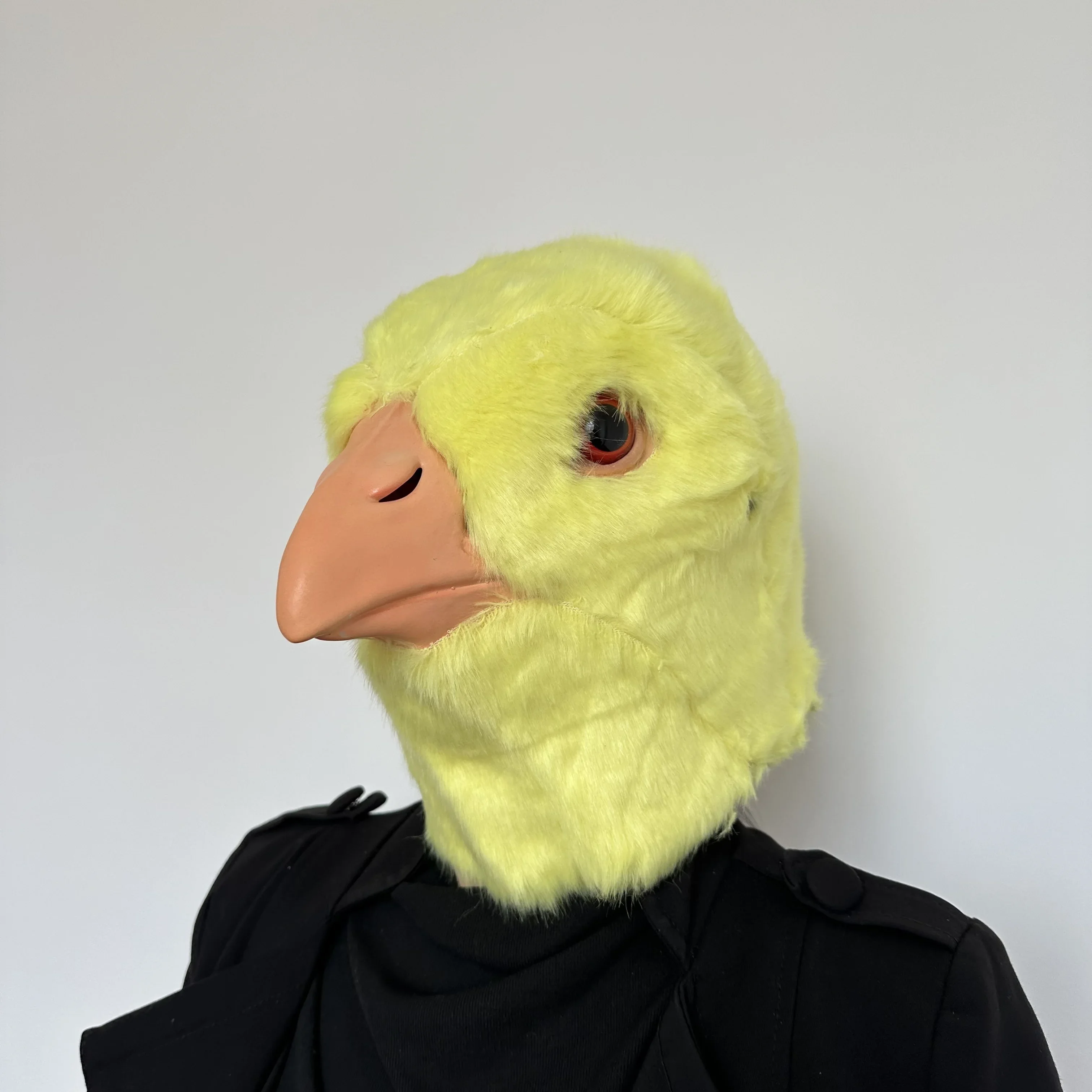 Halloween Chicken Costume Mask - Latex Stuffed Poultry Headgear for Party & Cosplay