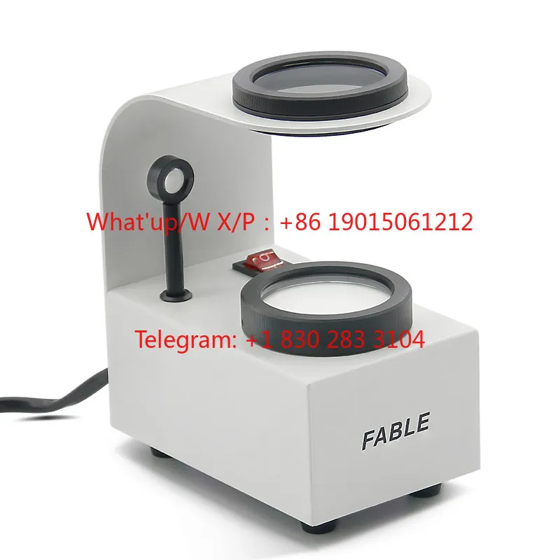 FABLE Jewelry Polarizing Mirror Identification Instrument Portable Polarizing Instrument Interference Spherical Cone Mirror