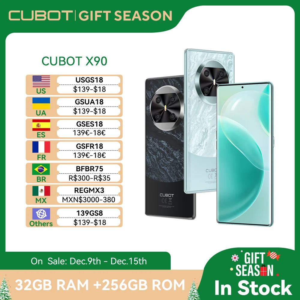 CUBOT X90, New Smartphone Android 14, 6.67