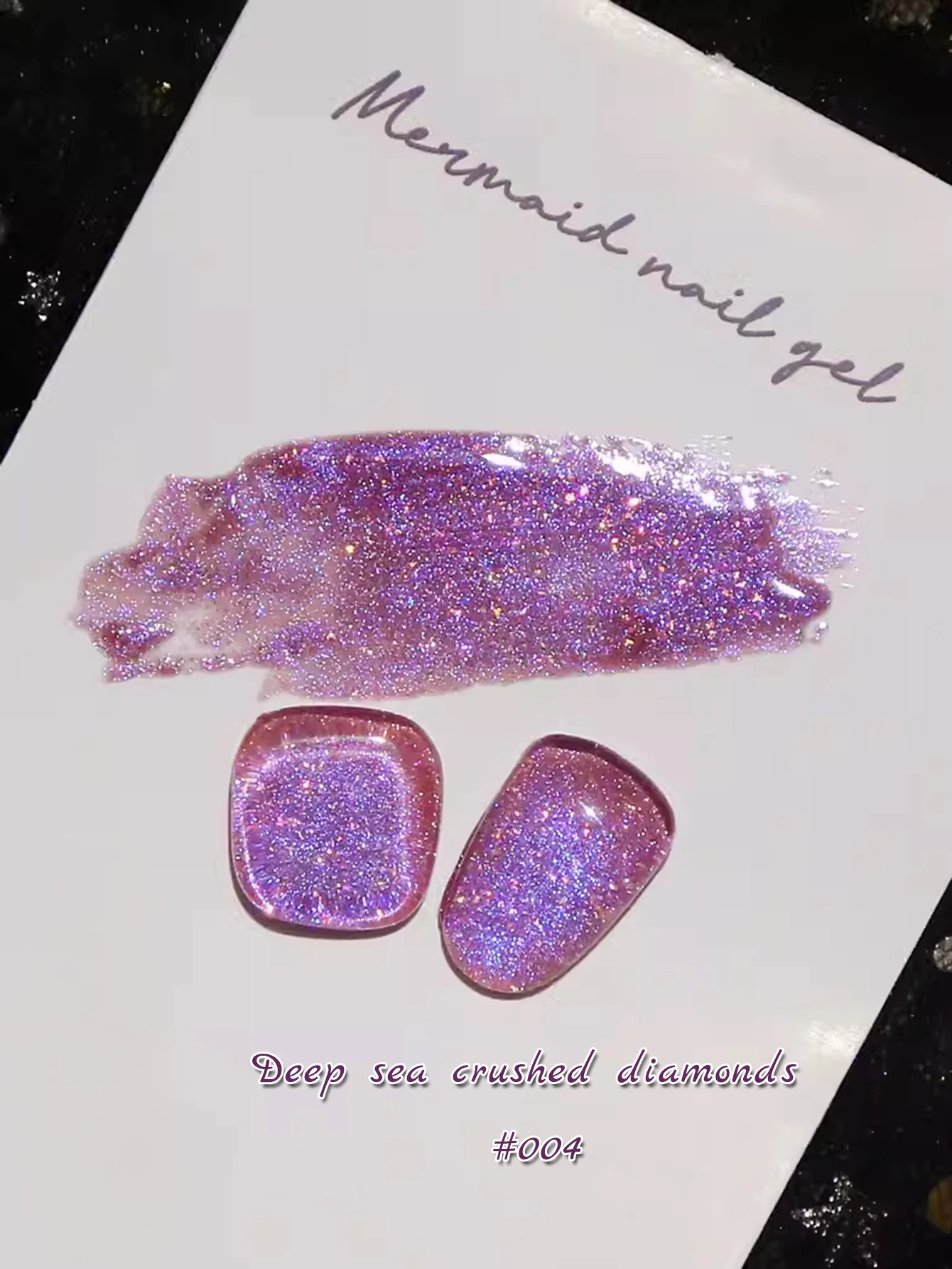 MIANEL 12 مللي/قطعة 2025 المشاهير على الإنترنت أعماق البحار الميكا سحق الماس هلام طلاء الأظافر حالمة وامض الديباج مسحوق طلاء الأظافر
