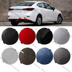 Rear Bumper Towing Hook Cover For Mazda 3 Axela Sedan 2013-2019 Tow Hauling Eye Trailer Cap Housing Shell Auto Parts