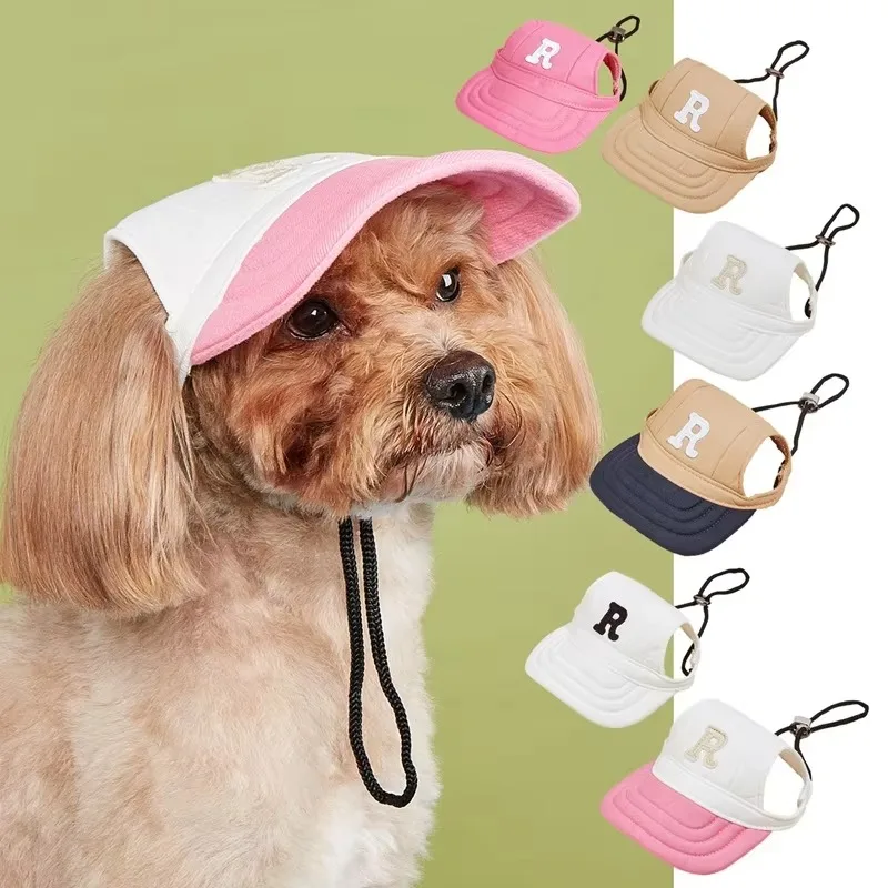 

Wholesale Pet Cap Popular Products Pet Sports Visor Hat Baseball Cap Outdoor Sunshade Summer Dog Hats