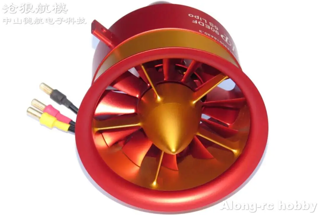 90 EDF Full Metal Ducted Fan JP 90mm CW/CCW  EDF with 4250 Motor KV1750 6S KV1330 8S KV1050 12S for Jet RC Airplane DIY Models