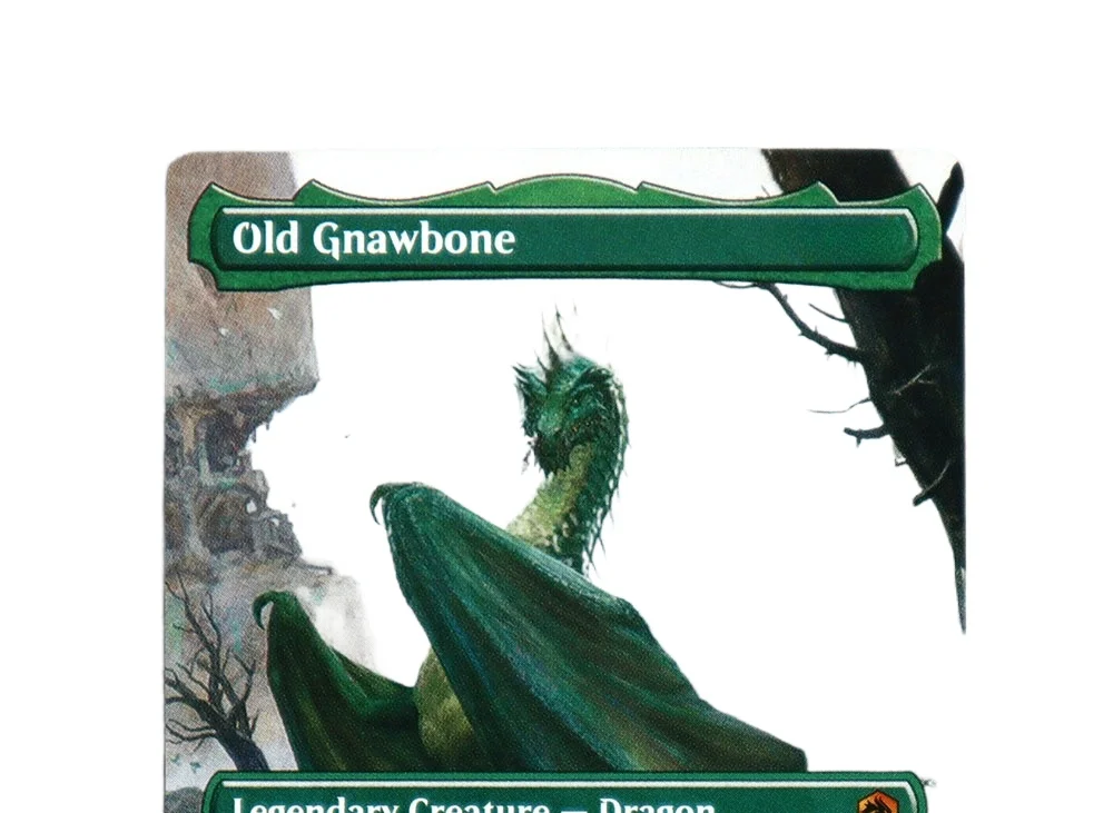 

[Old Gnawbone] Foil / Holo TCG Magical Proxy Cards Game Black Top Quality Proxy Gathering Board Playing Game Trading Cards Proxy