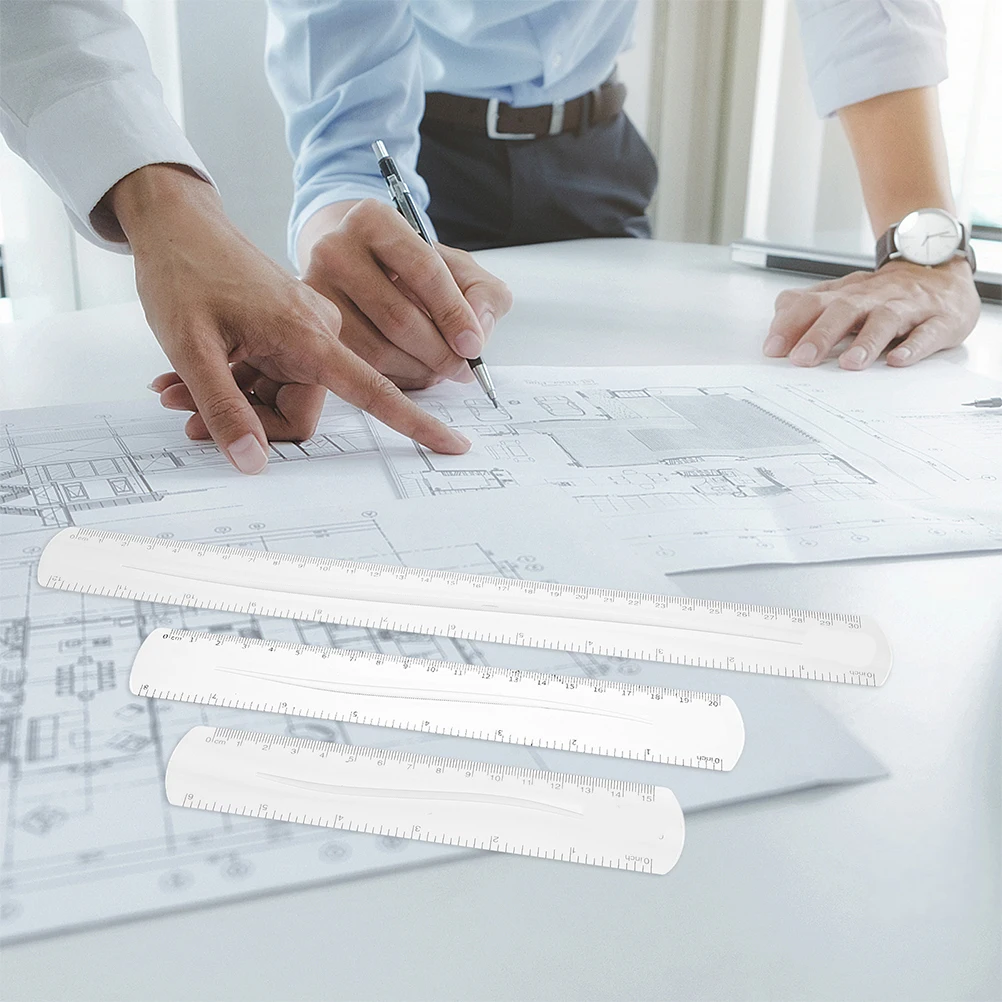 3 Pcs Color-changing Tape Measuring Rulers Tool Multi Functional Cute Soft Bendable