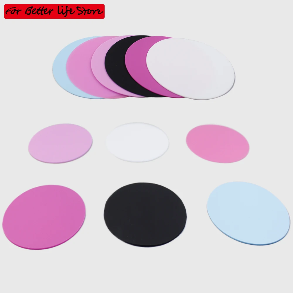 

3piece Silicone Art Mixing Paint Palette Mat Nail Toning Palettes Nail Polish Color Mixing Tray Makeup Mixing Pad Display Board