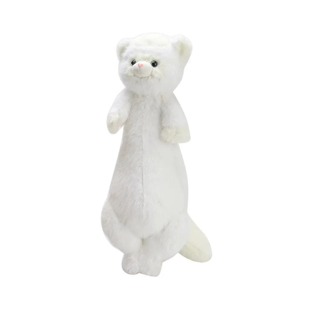 

Stuffed Animal Ferrets Plush Toys Long Cute Simulation Stuffed Ferret Sofa Cushion 52CM Brown Mink Plush Bed Sleeping