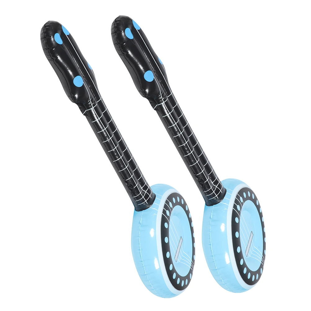 

2Pcs Inflatable Musical Instruments for Kids Funny Props Durable PVC Party Favors and Stage Accessories Inflatable Instrument