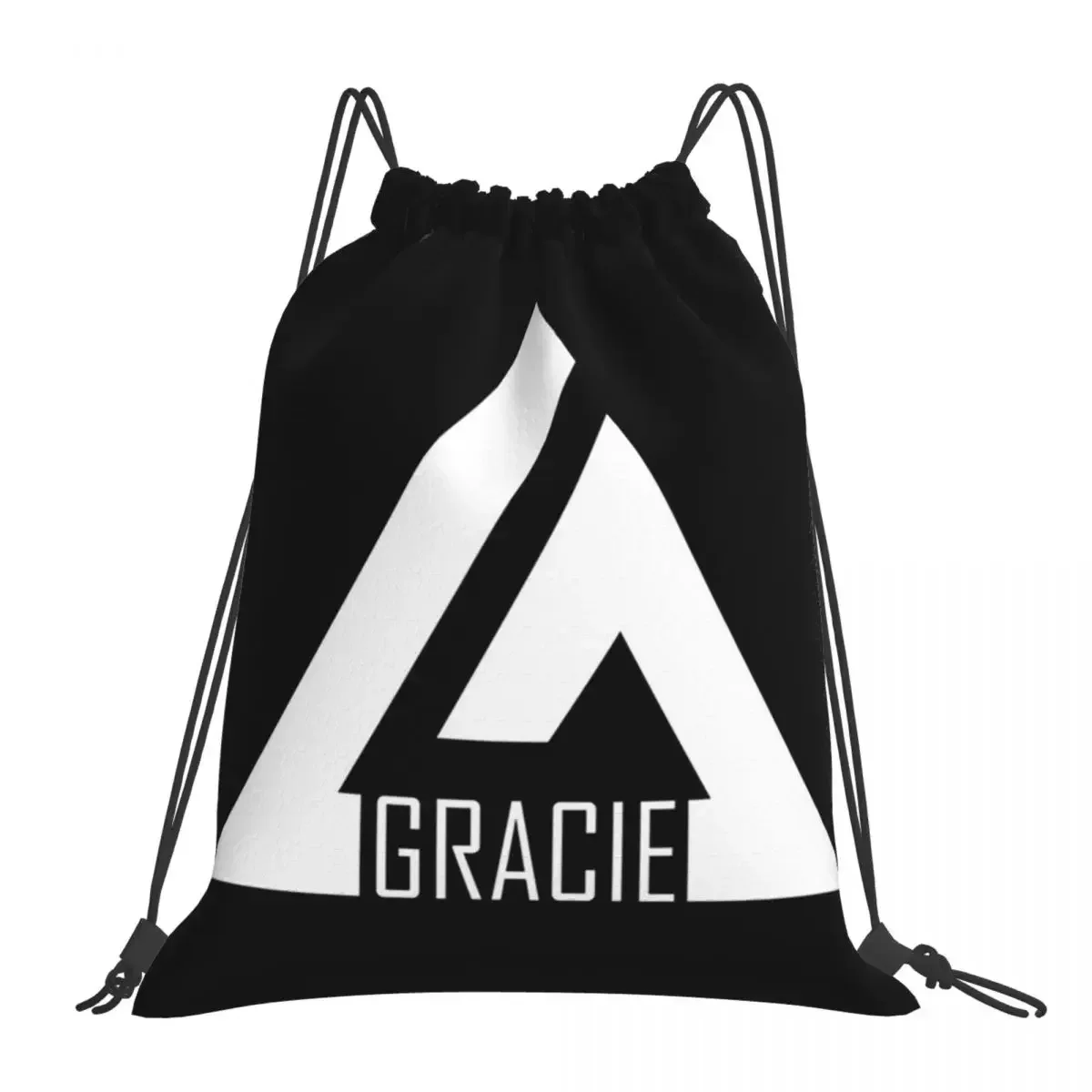 BJJ - Gracie Backpacks Multi-function Portable Drawstring Bags Drawstring Bundle Pocket Sports Bag BookBag For Travel Students