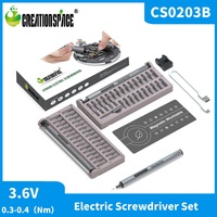 CREATIONSPACE Precision Screwdriver Set Cordless Power Screwdriver with LED Light for Phone Laptop Camera Watch Repair