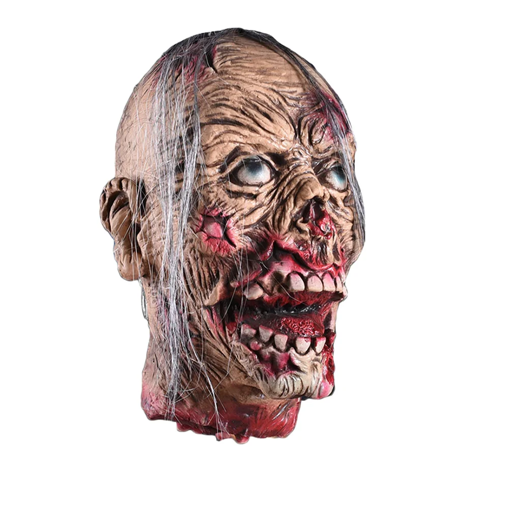 Haunted House Hanging Adornment Halloween Head Decor Bar Decoraciones Para Emulsion for Costumes