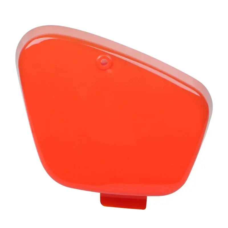 

Motorcycle Right Side Battery Box Cover For Honda CT90 1969-1979 CT110 1980-1986 Trail 55 CA105T 1963-1965- Orange-Red Design-AB