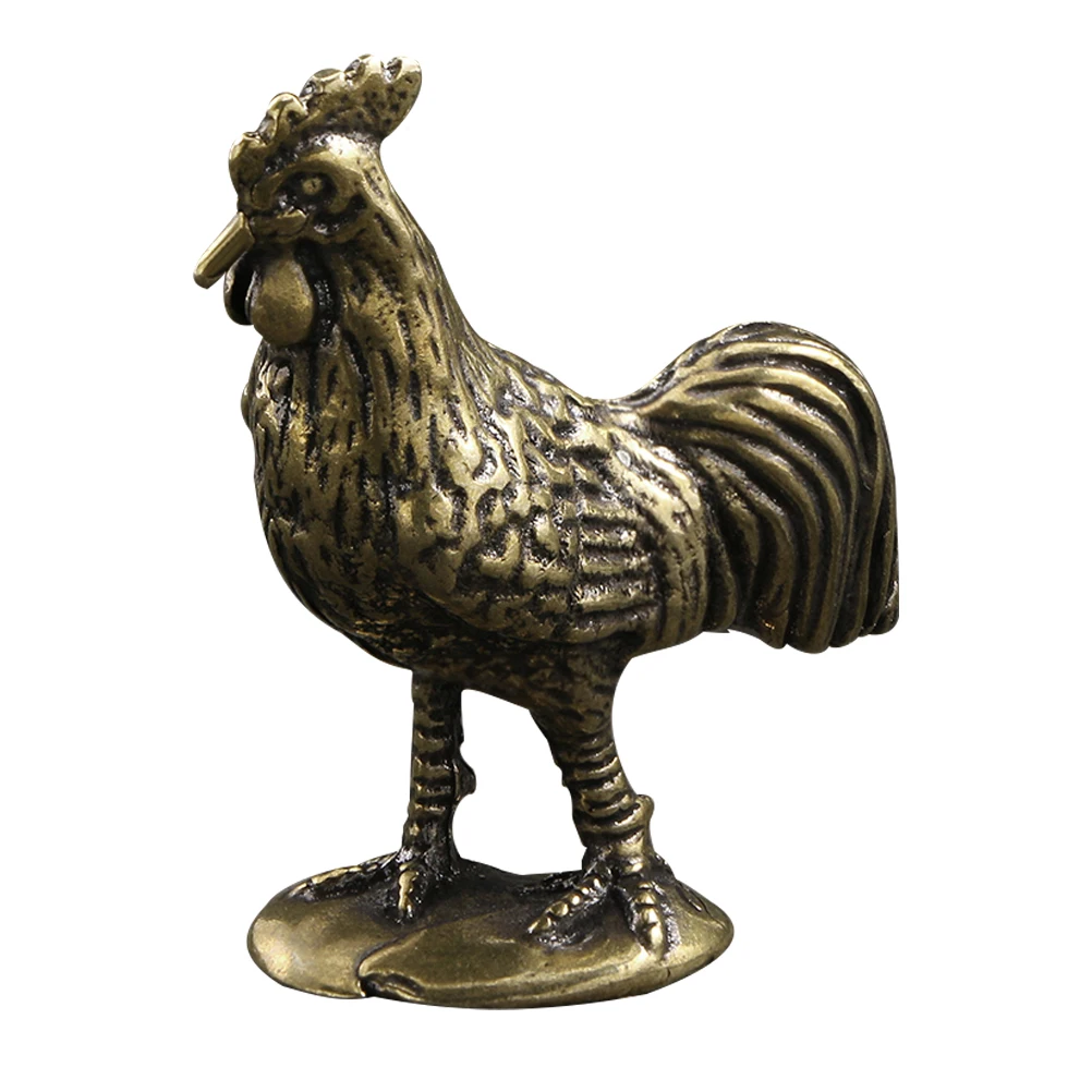 

Lovely Brass Durable Outdoor Statue For Lawn Yard Decor Craft Ornament Garden Decoration Chicken Garden Decor Brass Chicken