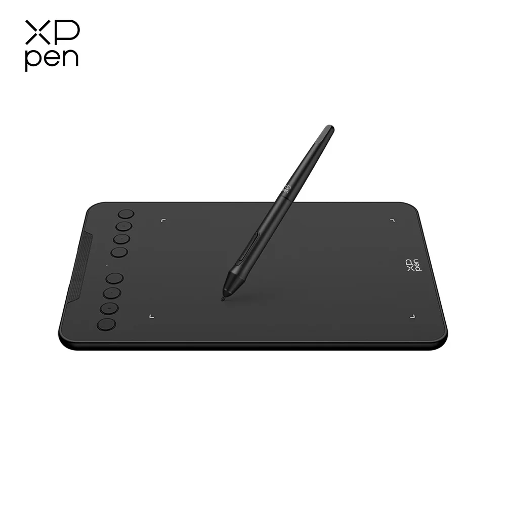 XPPen 7x4 cala. Tablet graficzny z 16384 poziomami nacisku, bezbateryjny cyfrowy tablet do rysowania Deco mini7 V2, obsługuje Android, Windows, Mac.