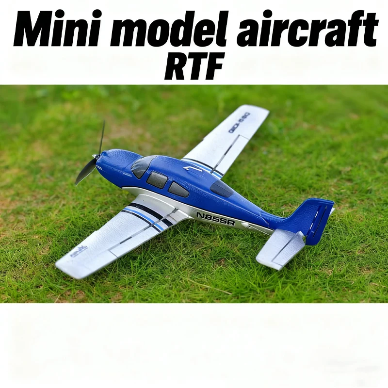 

Qidi-580 Модель самолета с дистанционным управлением Бесщеточный самолетик с подсветкой Xirui Sr22 выглядит как настоящая модель самолета