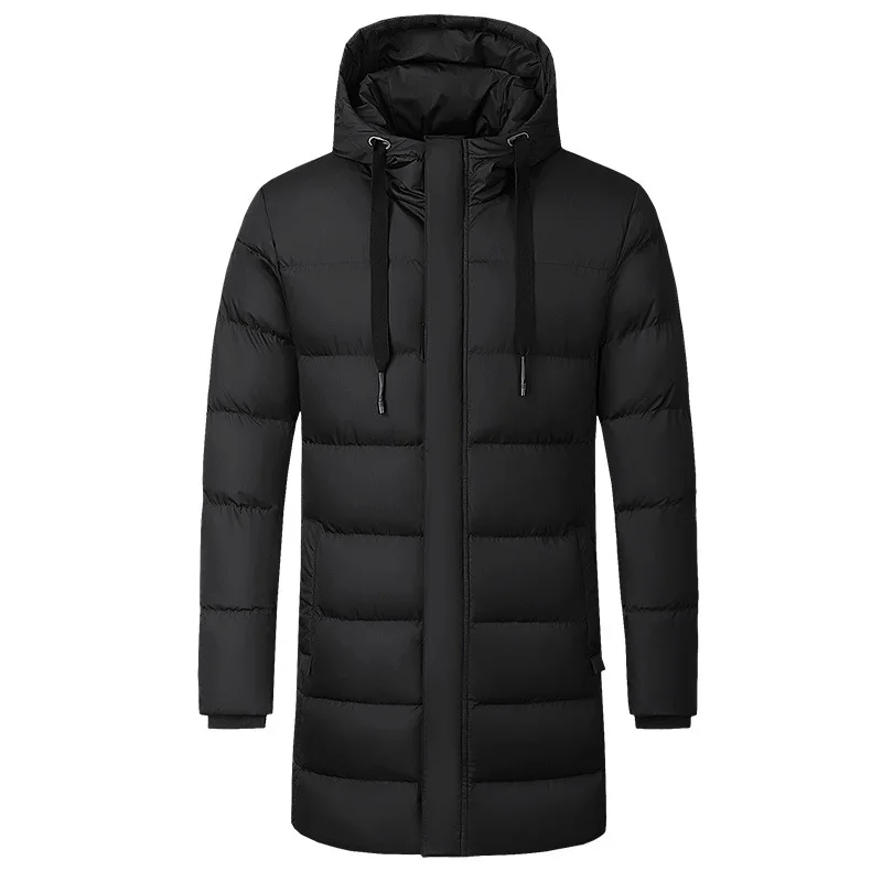 Winter thickened long heat down coat heating coat USB electric heating clothes warm skiing