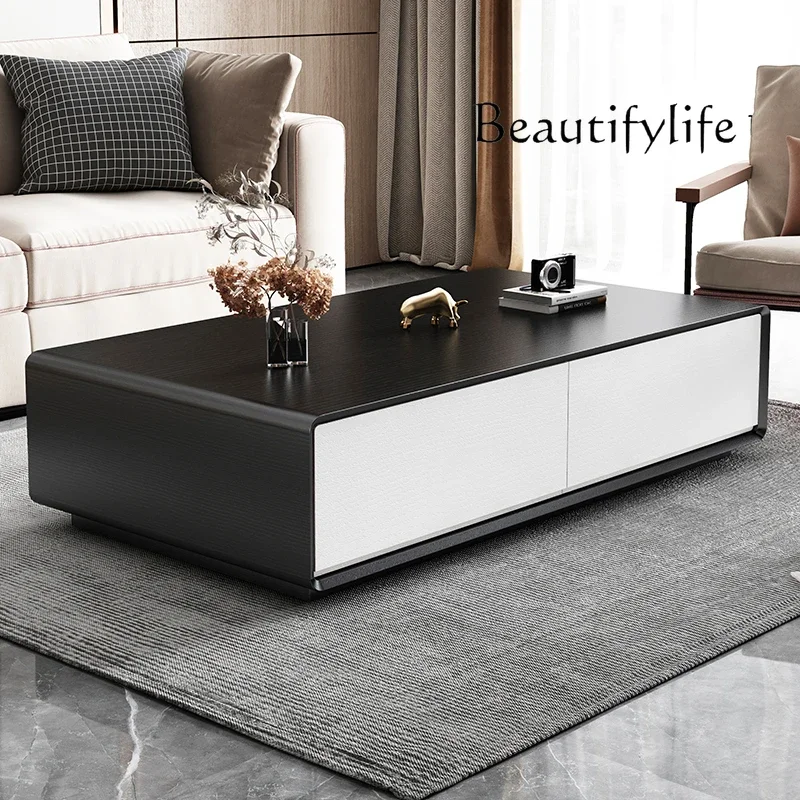 

zL Drawers Decoration Coffee Table Luxury Bedroom Storage Side Table Designer Living Room Moving Mesa Auxiliar Postmodern Furnit
