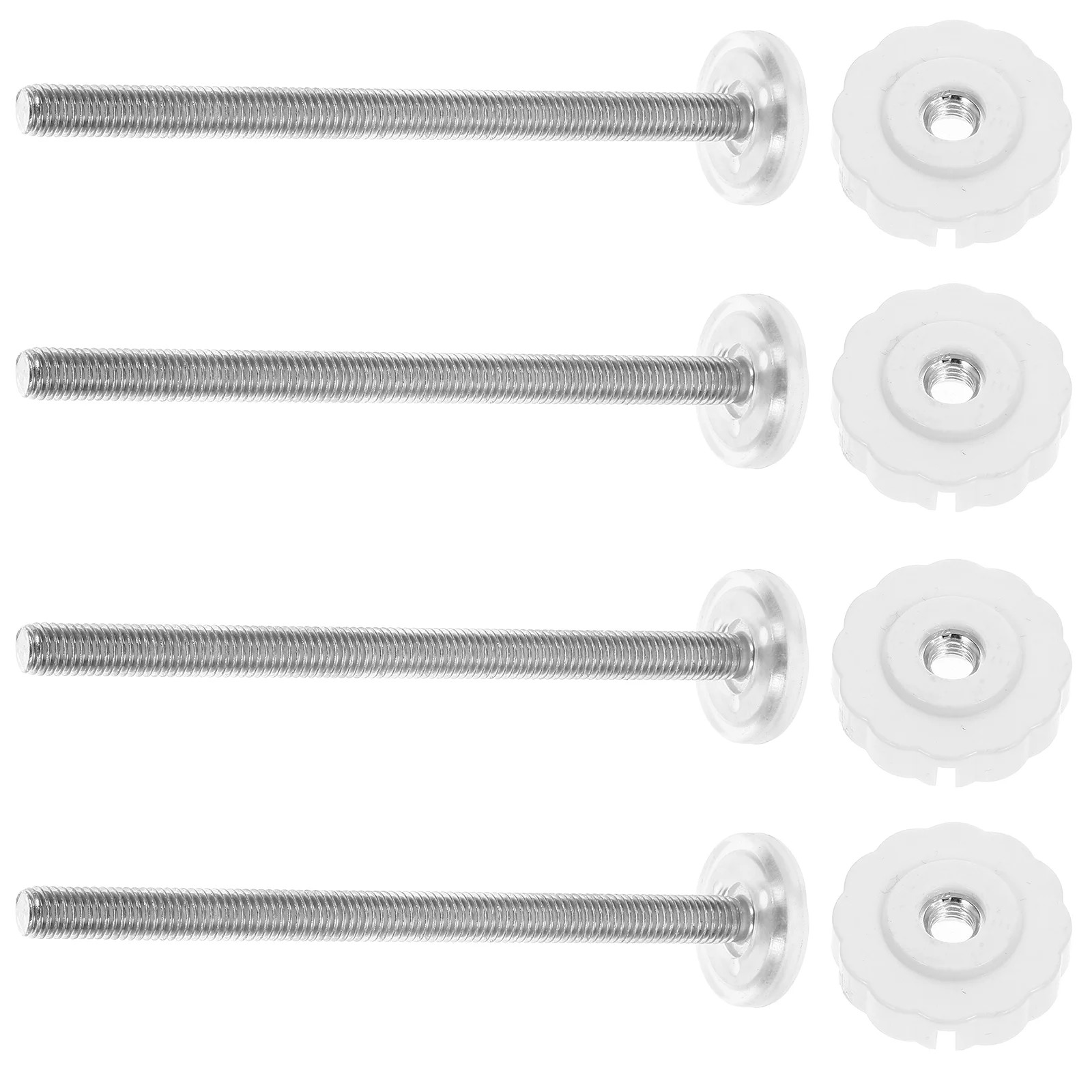 4 Pcs Baby Gate Hardware Gates Threaded Spindle Rods Replacement Parts Pet Wall Mount Aluminum Alloy Screws Tension