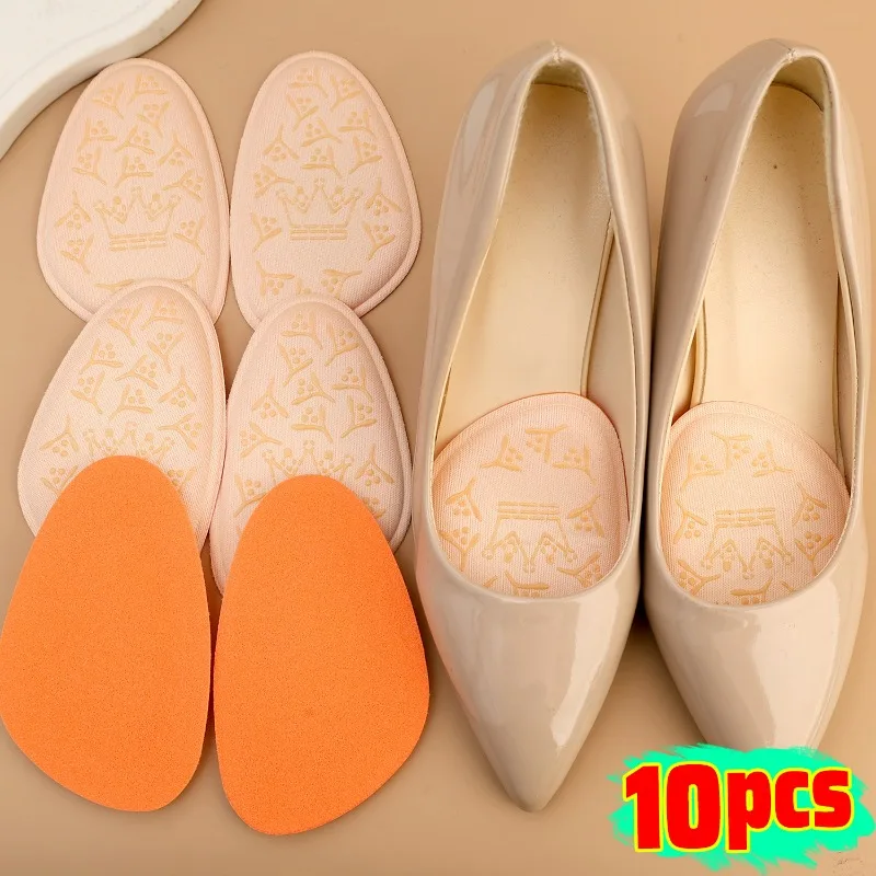 

2/10 шт. мягкие нескользящие подушечки для передней части стопы, женские обезболивающие, против боли, дозирующий клей, полуподкладки, стельки половинного размера, подушечки для передней части стопы