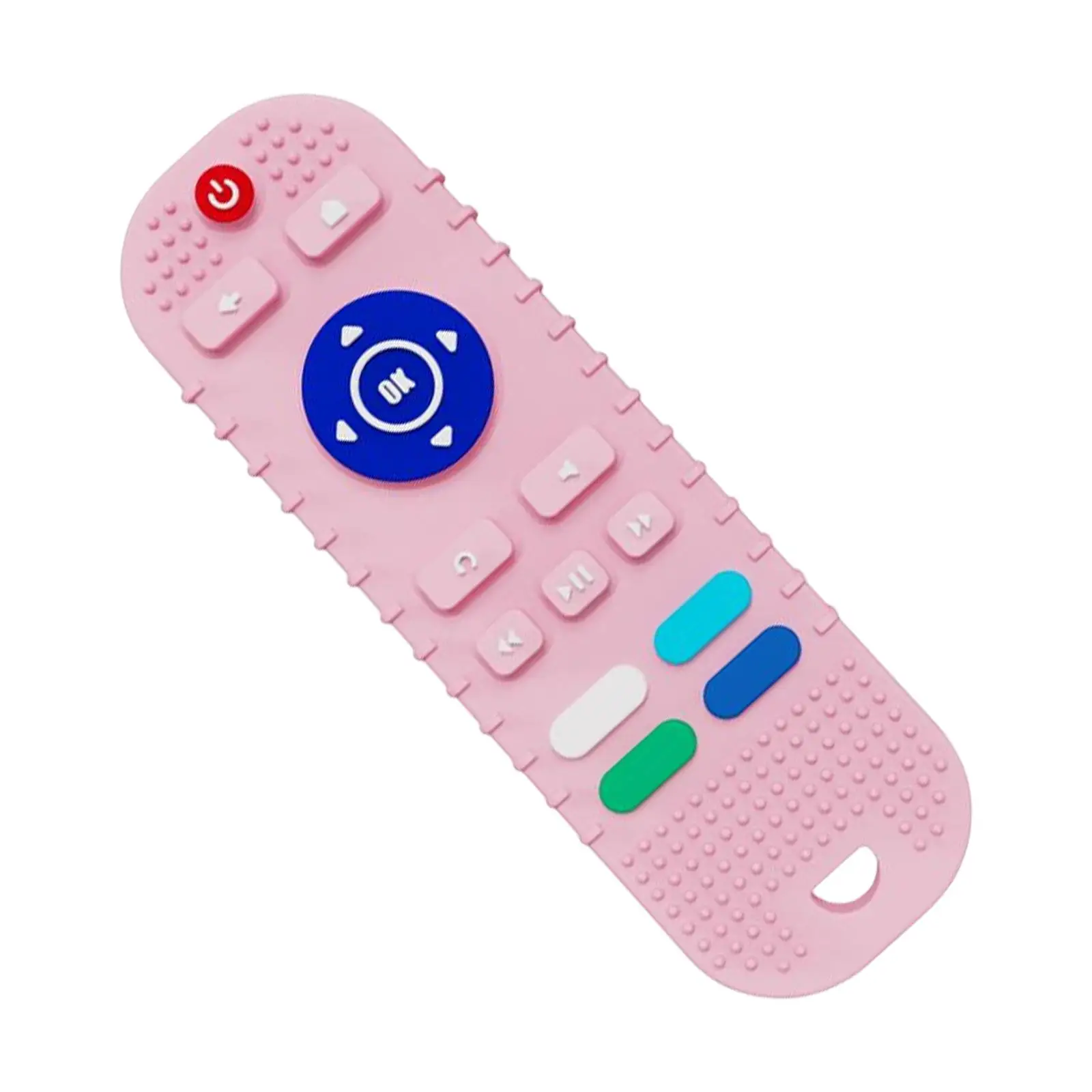Teething Chew Toys TV Remote Control Modeling Soft Silicone Sensory Toy for Baby Teeth Relief