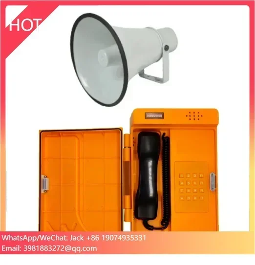 IP67 Tunnel VOIP SOS Emergency Loudspeaker Telephone Underground Waterproof Telephone for Traffic