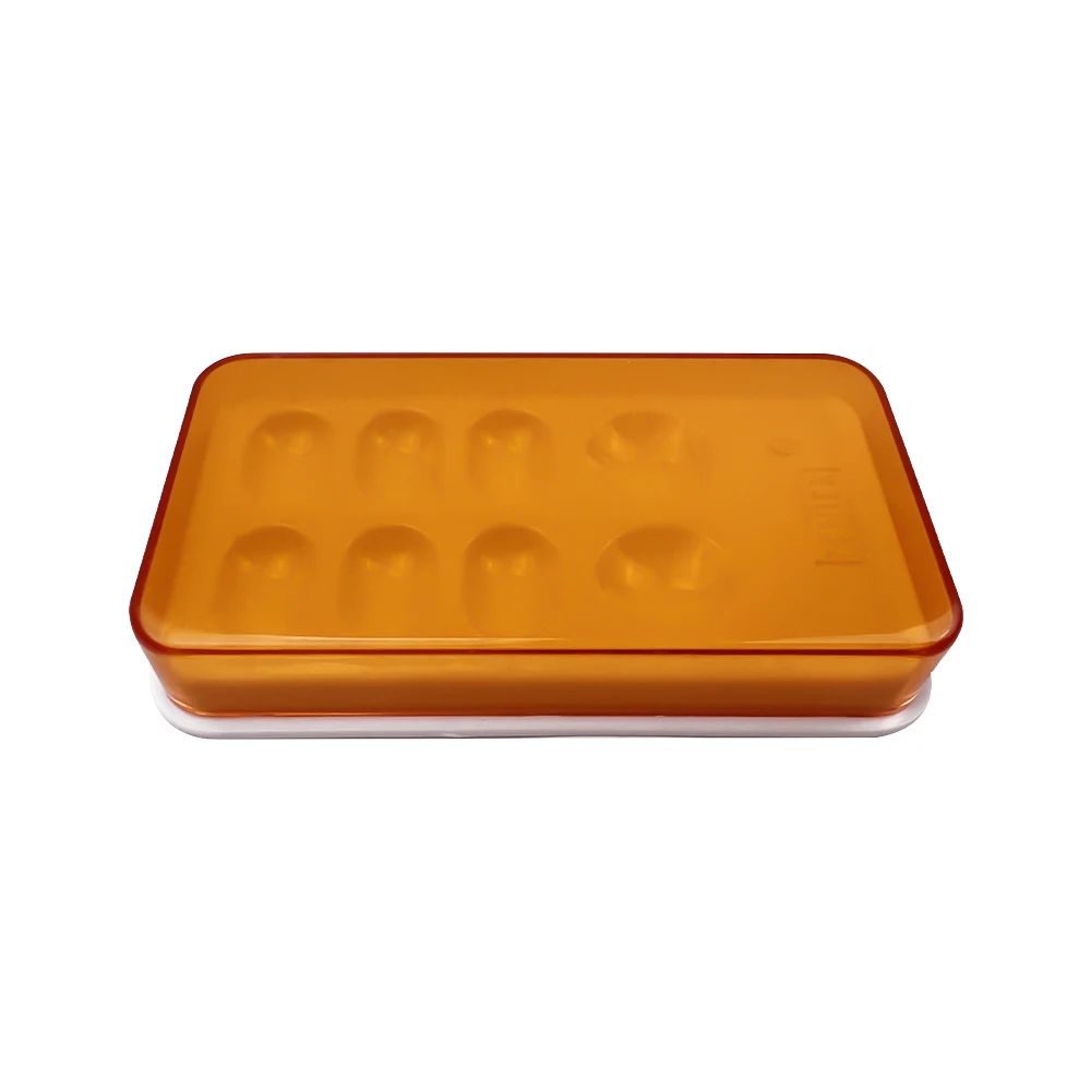 1Pcs 8 Holes Dental Shading Light Storage Box Color Toning Dentist Composite Material Synthctic Acrylic Resin Case