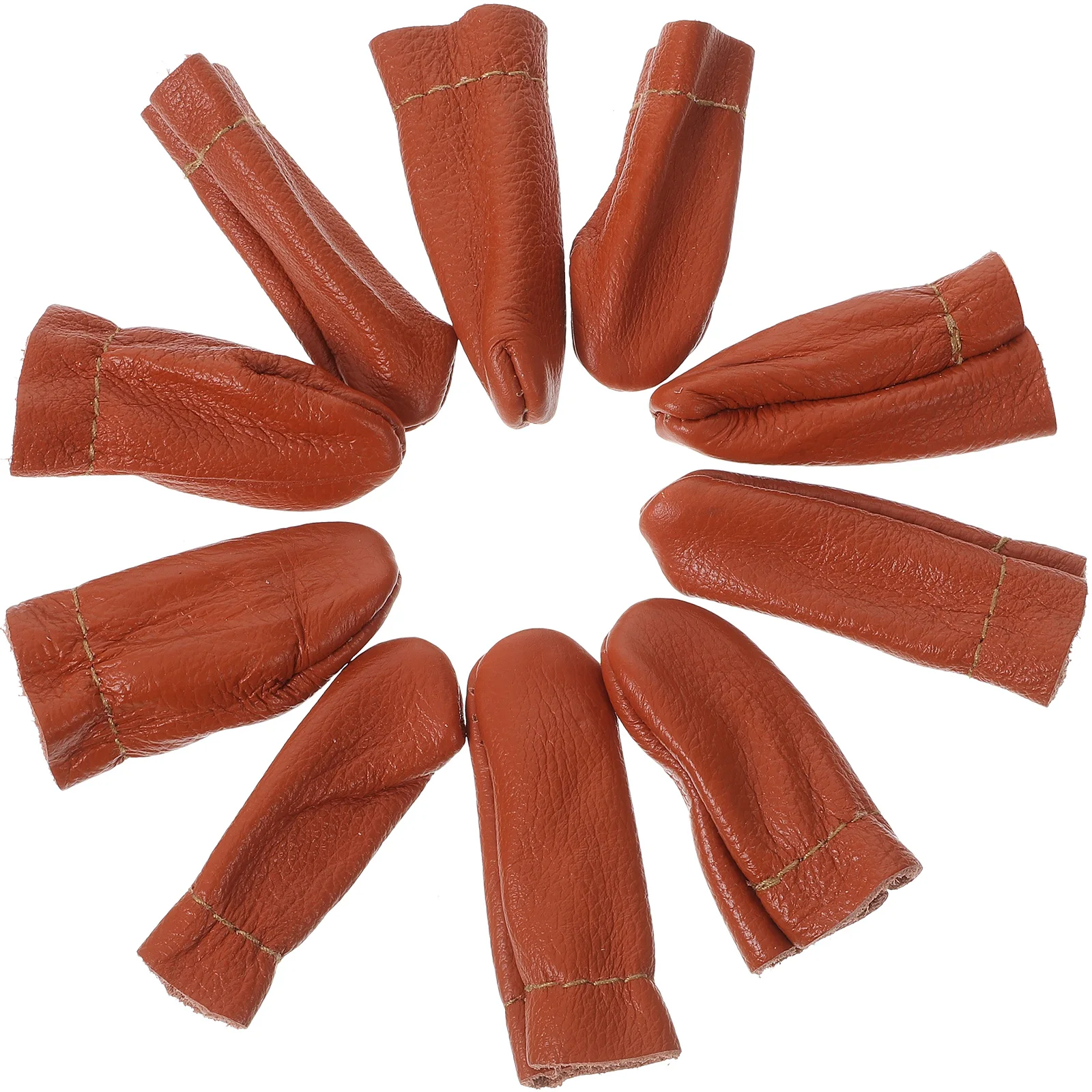 

10 pcs Premium Cots PU Random Finger Protectors For Felting Colors Finger Protectors DIY Craft Felting Sewing Protection