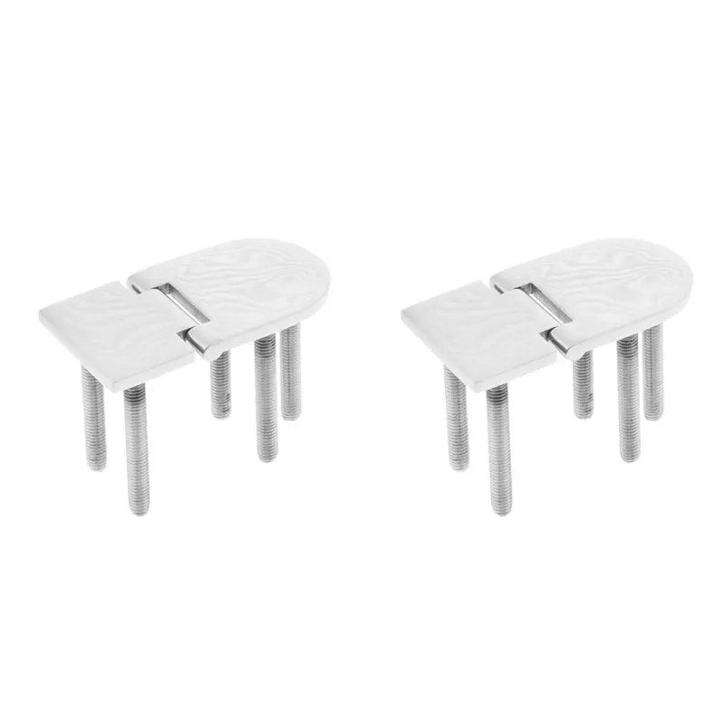 2X Stainless Steel Boat Door Concealed Hinge Heavy Duty Furniture Cabinet Marine And Yacht Hardware Hinges,