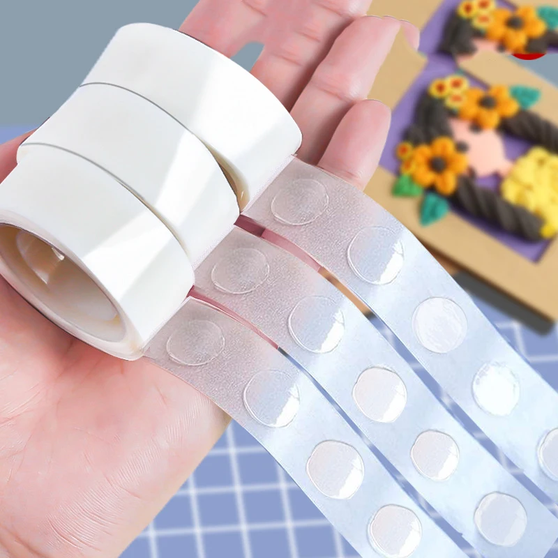 Nano Okrągłe Kropki Mocna Dwustronna Taśma Klejąca Kryształowa Przezroczysta i Bezśladowa Dwustronna Taśma Klejąca w Kropki