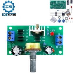 LM317 alimentatore Step-Down regolabile Kit elettronico fai da te convertitore Buck DC regolatore di tensione progetto di saldatura pratica Suite