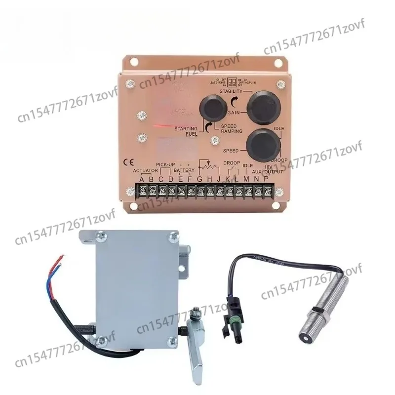 Generator Electronic Governor Parts Controller Electric 24v Power Actuator ADC120 Rpm Magnetic Pick-up Speed Sensor ESD5500E