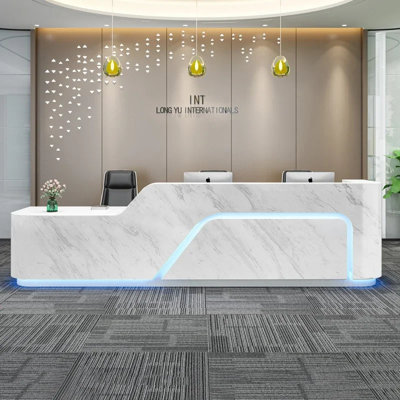 a*-Executive Bar Reception Desks Modern Shop Beauty Luxury Hotel Restaurant Display Reception Desks Bureau Trendy Furniture/.