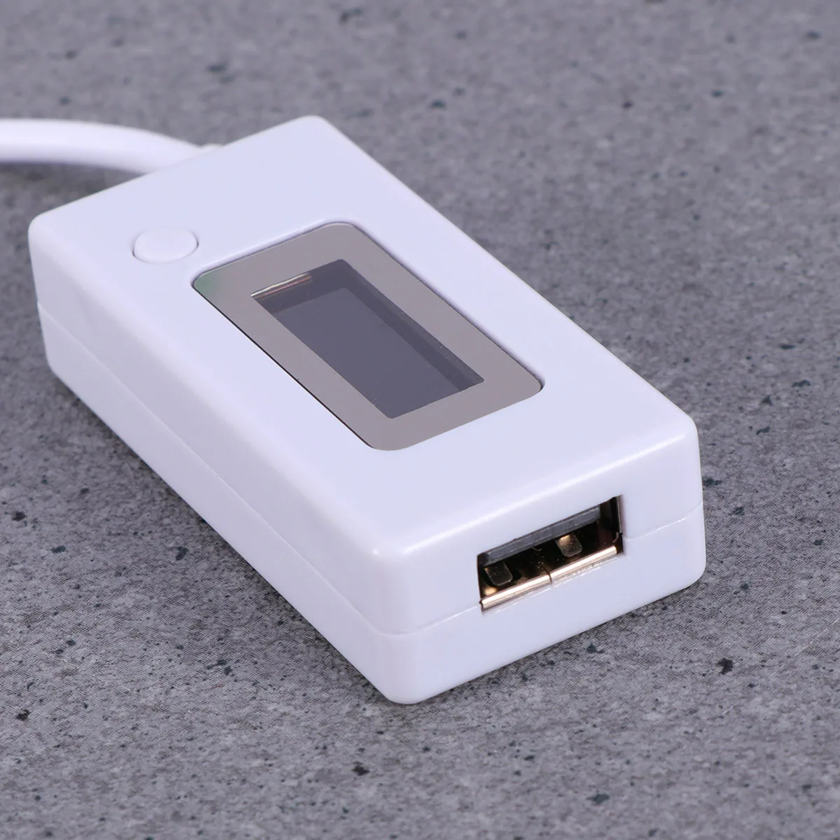 

Black USB Voltage Current Tester with LCD Screen for Phone Power Bank Charging Detection - Compact Current Voltage Monitor