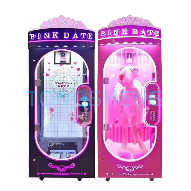 Rosa data arcade única tesoura máquina placa-mãe push prêmio brinquedo chave máquina de corte kits