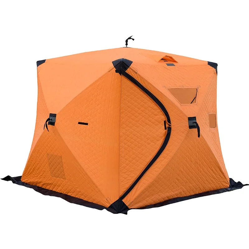 YOUSKY  Tents Outdoor Camping 3-4 Person Oxford Snow Tent Pop Up Travel Tent Ice Fishing Tents