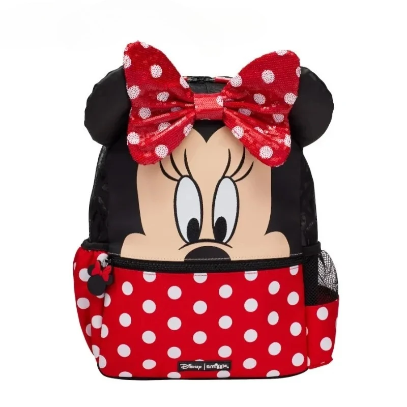 

Disney Genuine Australia Minnie Mouse Backpack Student School Bag Stationery Box Lunch Bag Automatic Pencil Case