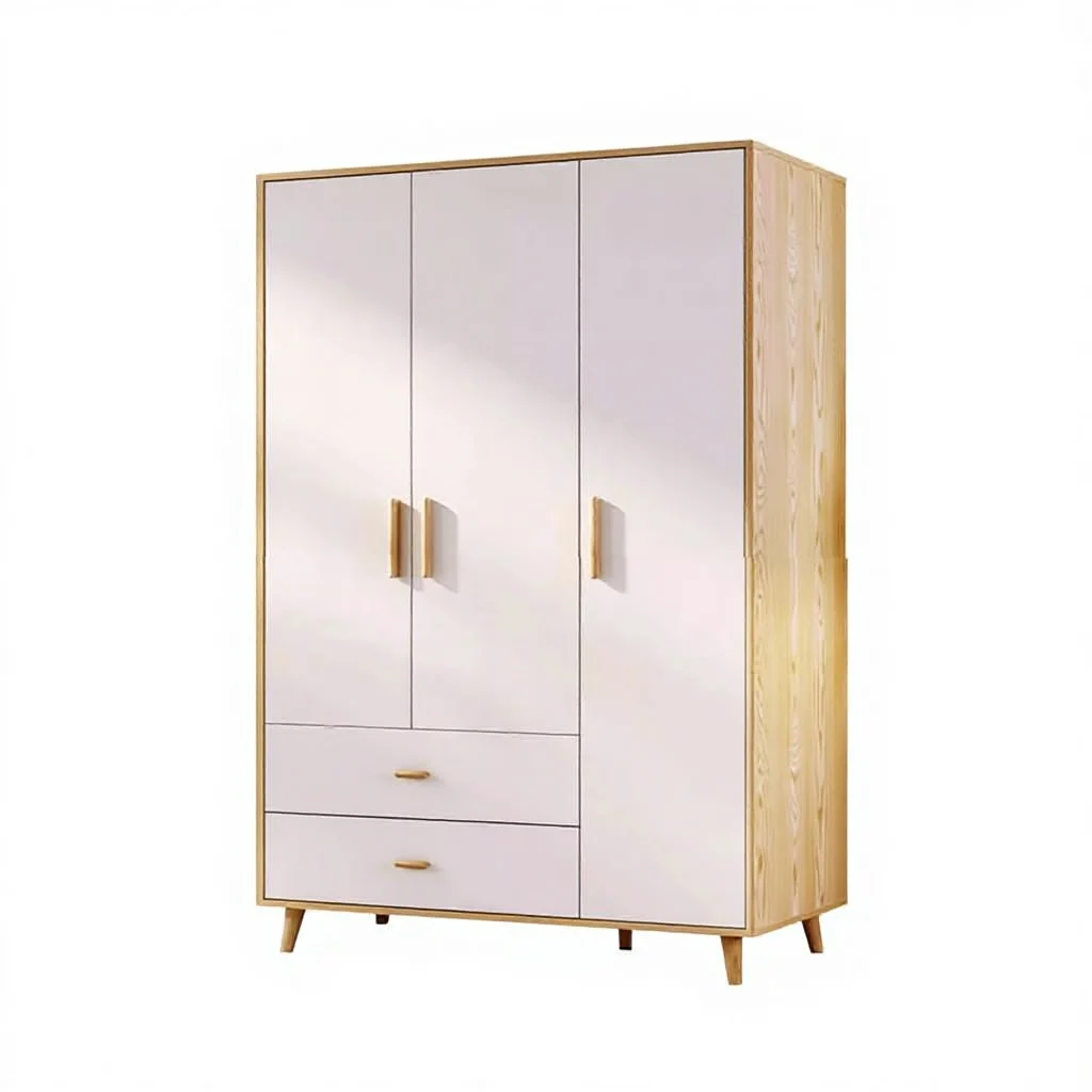 #Hot Selling Product - Wooden Wardrobe Custom Size Wardrobe Room Furniture Foldable Wardrobe Open Door Style