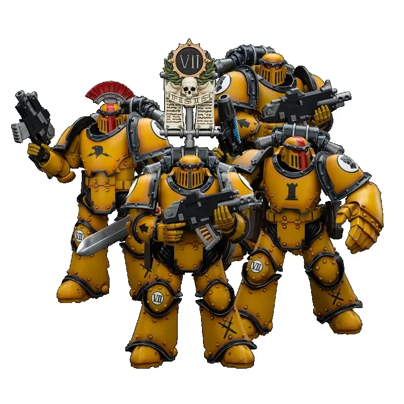 In Stock JOYTOY Warhammer Military Action Figure Imperial Fists Legion MkIII Tactical Squad 1:18 Despoiler Tactical Model Toy