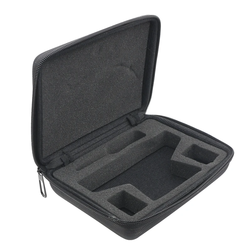 Caja anticaída de Color negro de alta calidad para gafas dentales, lupa Binocular, lupa quirúrgica médica, batería con cremallera